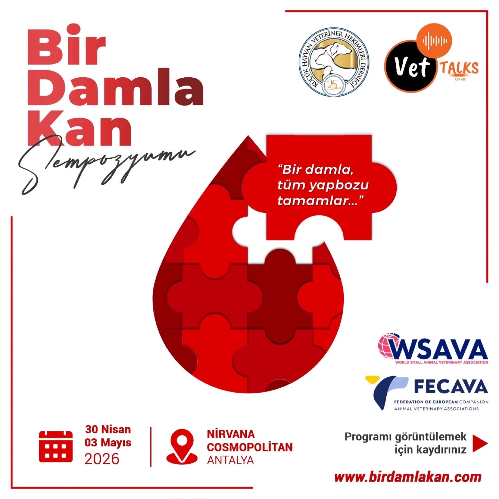 Bir Damla Kan Sempozyumu Antalya’da Gerçekleştirildi