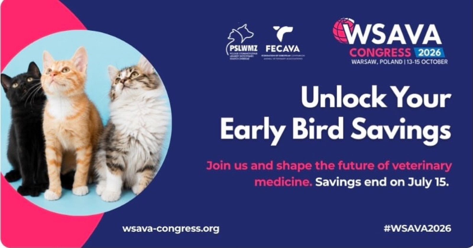 WSAVA Congress 2026’ya Avantajlı Katılım Fırsatı